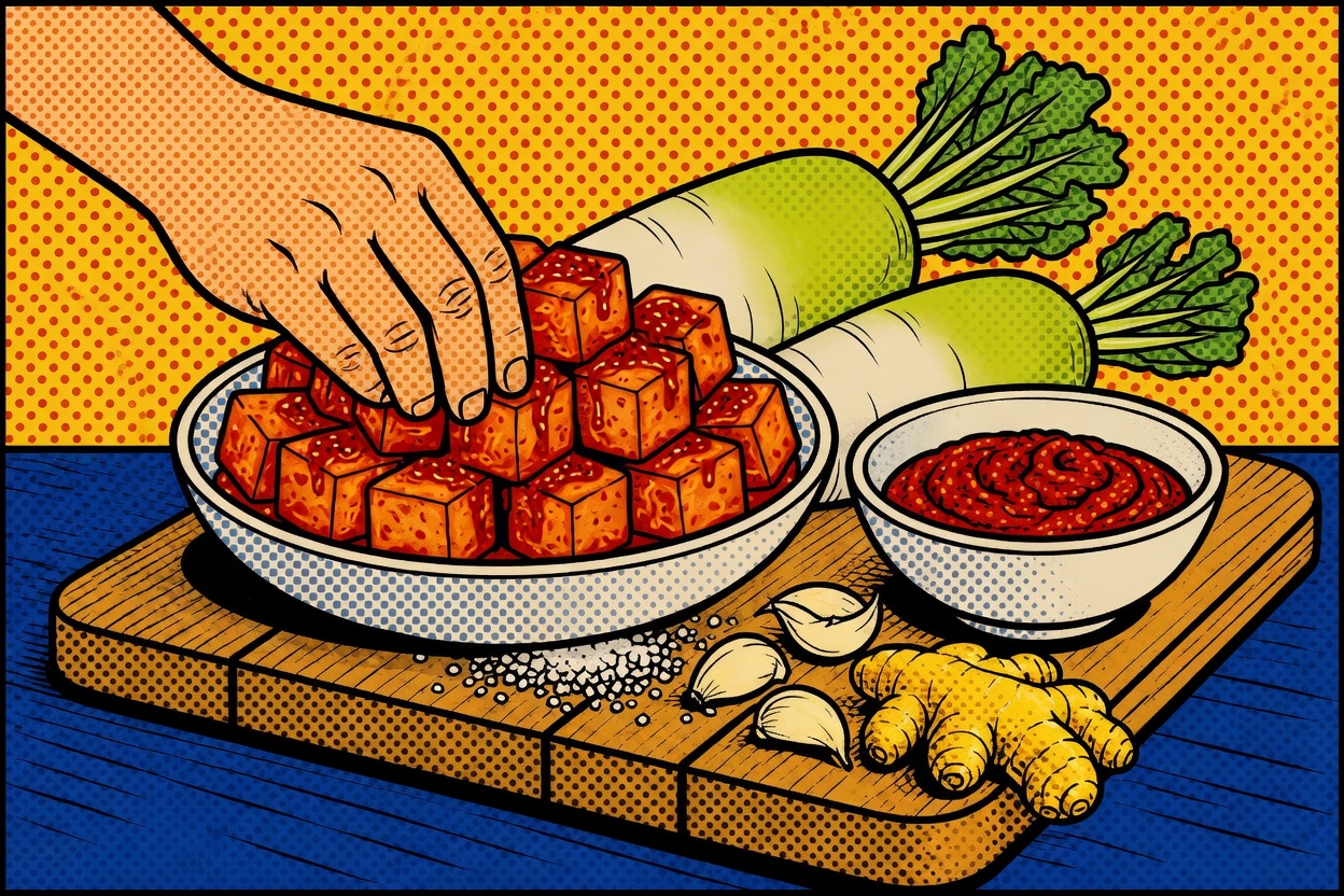 Kkakdugi Recipe — How to Make Cubed Radish Kimchi